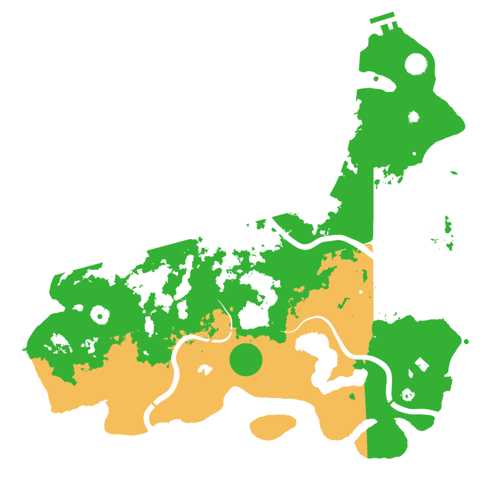 Biome Rust Map: Procedural Map, Size: 4000, Seed: 1359927812