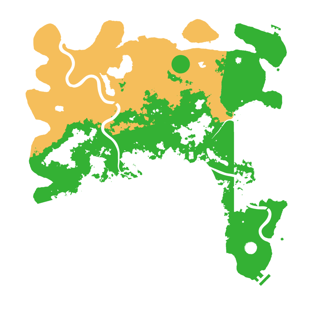 Biome Rust Map: Procedural Map, Size: 4500, Seed: 419949350