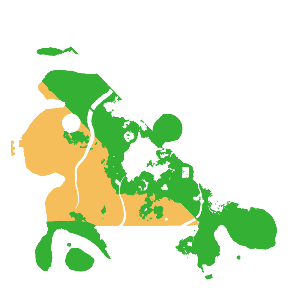 Biome Rust Map: Procedural Map, Size: 3000, Seed: 58762393