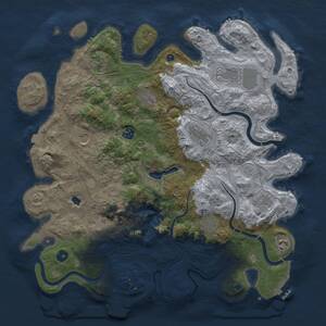 Thumbnail Rust Map: Procedural Map, Size: 4250, Seed: 1564921494, 17 Monuments