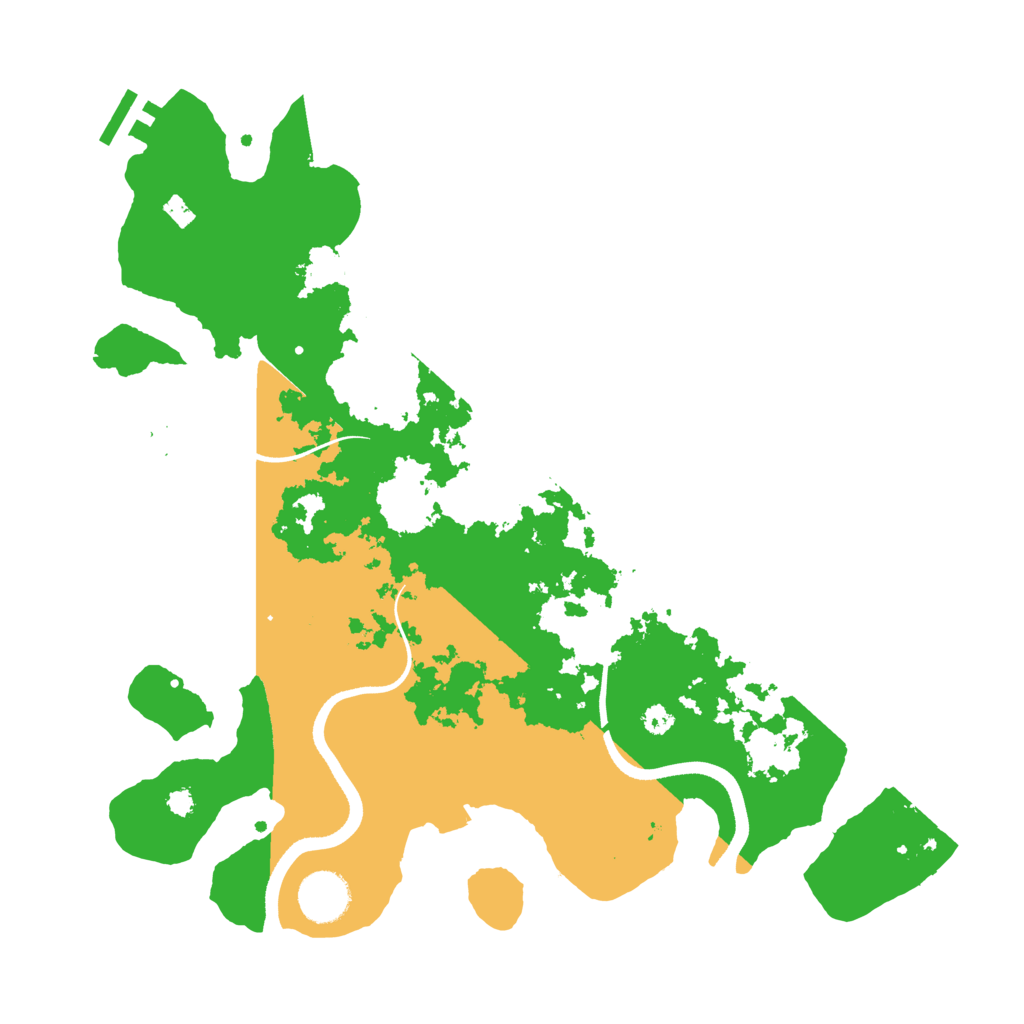 Biome Rust Map: Procedural Map, Size: 3500, Seed: 826431419