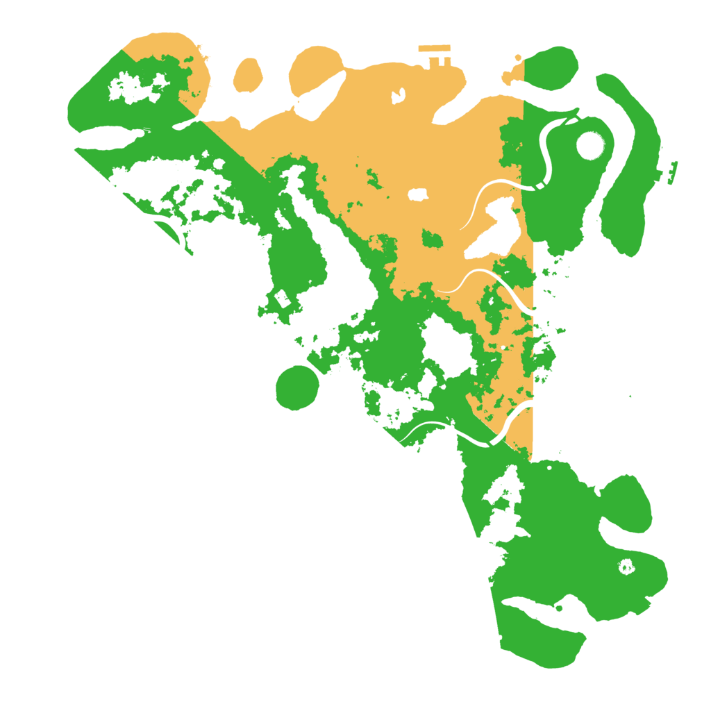 Biome Rust Map: Procedural Map, Size: 4500, Seed: 2061069413