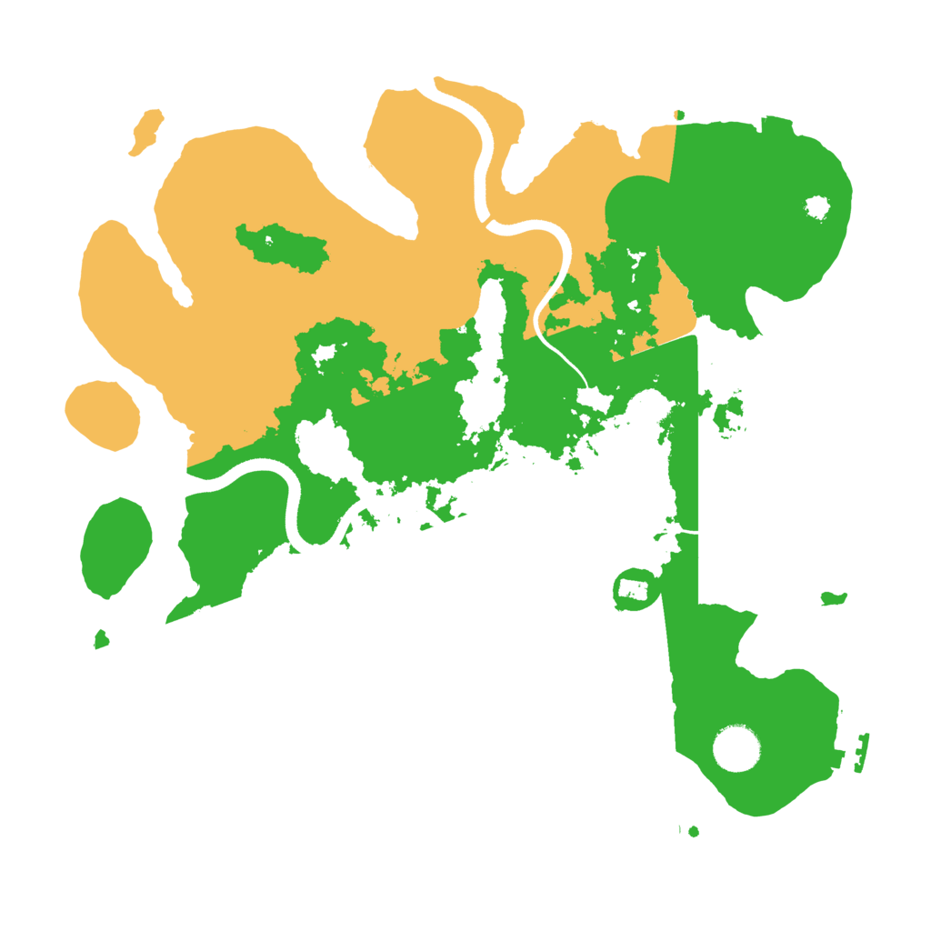 Biome Rust Map: Procedural Map, Size: 3500, Seed: 115137082