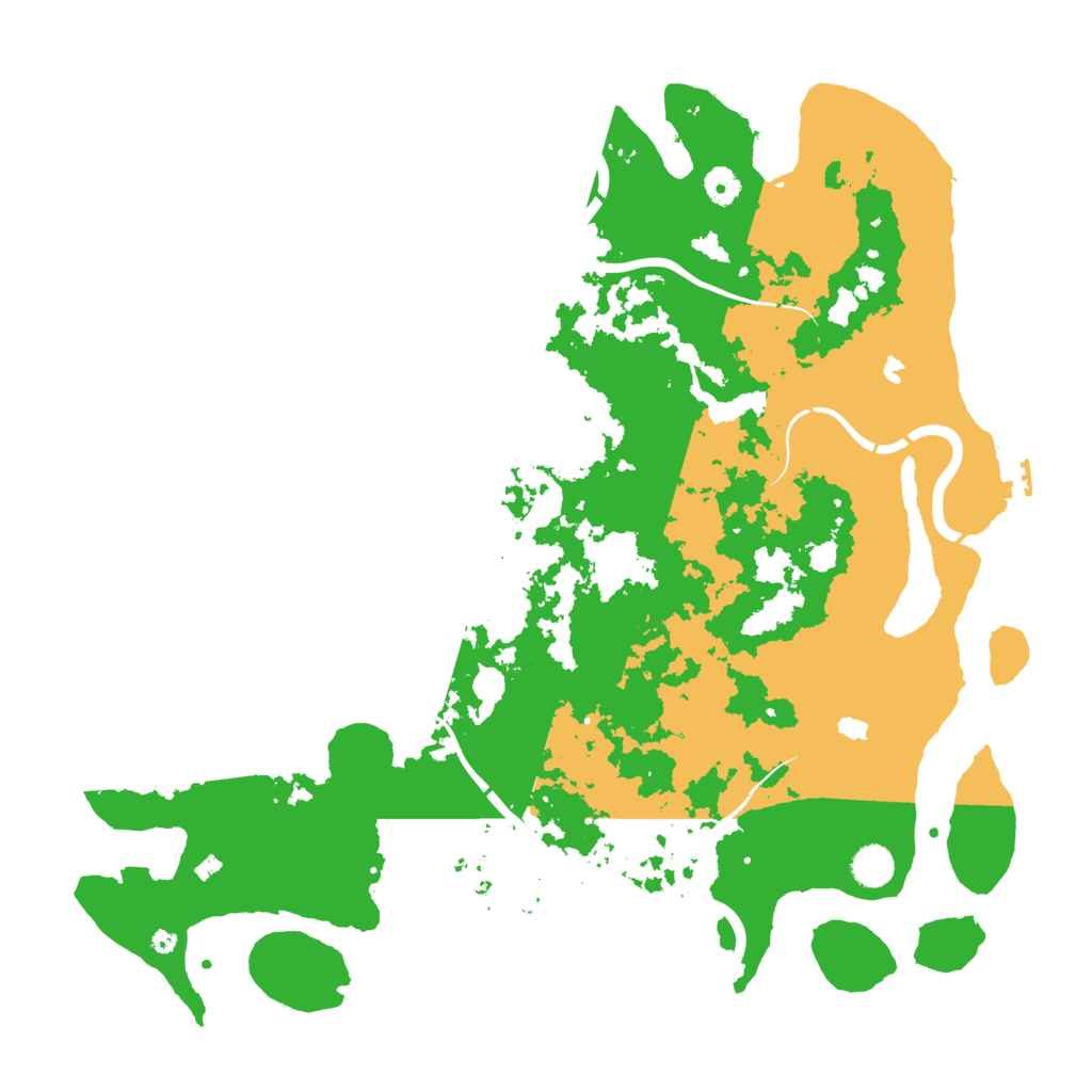 Biome Rust Map: Procedural Map, Size: 4500, Seed: 564164