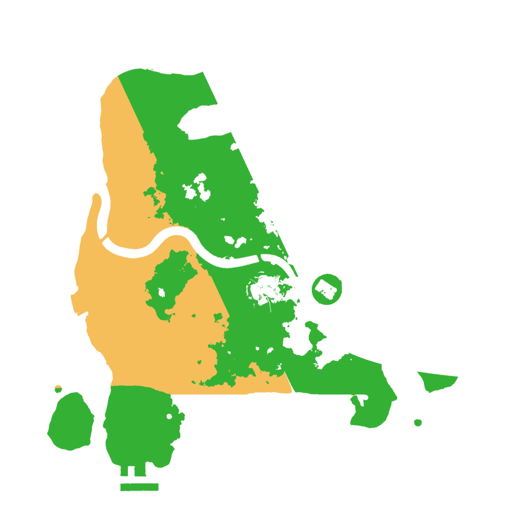 Biome Rust Map: Procedural Map, Size: 2800, Seed: 798368587