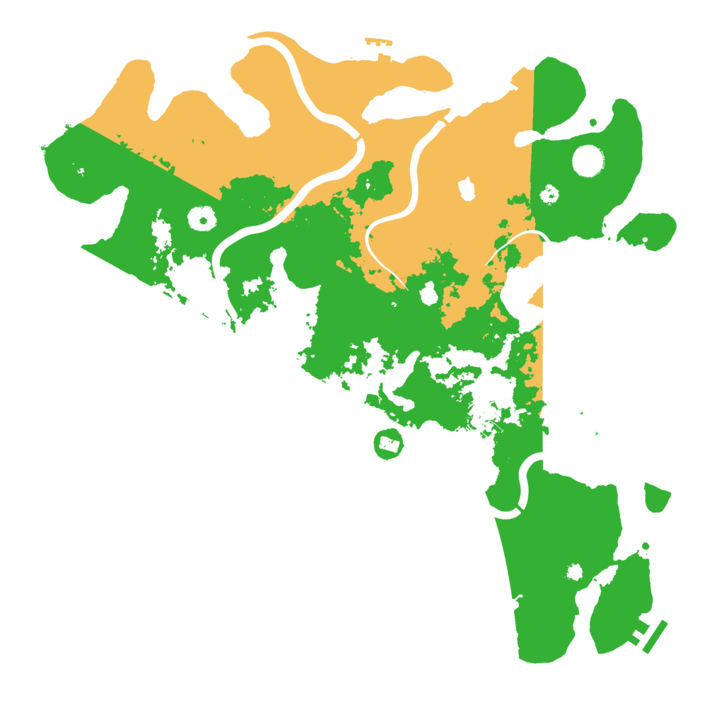Biome Rust Map: Procedural Map, Size: 4000, Seed: 998178