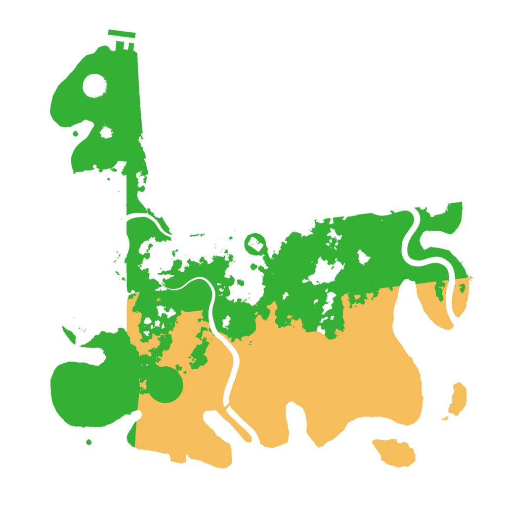 Biome Rust Map: Procedural Map, Size: 3750, Seed: 46556