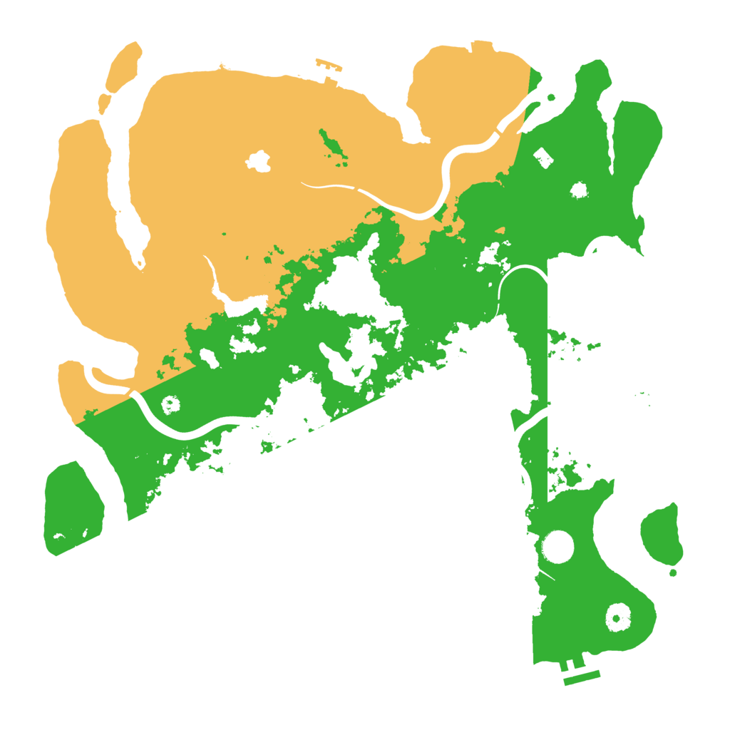 Biome Rust Map: Procedural Map, Size: 4000, Seed: 637985