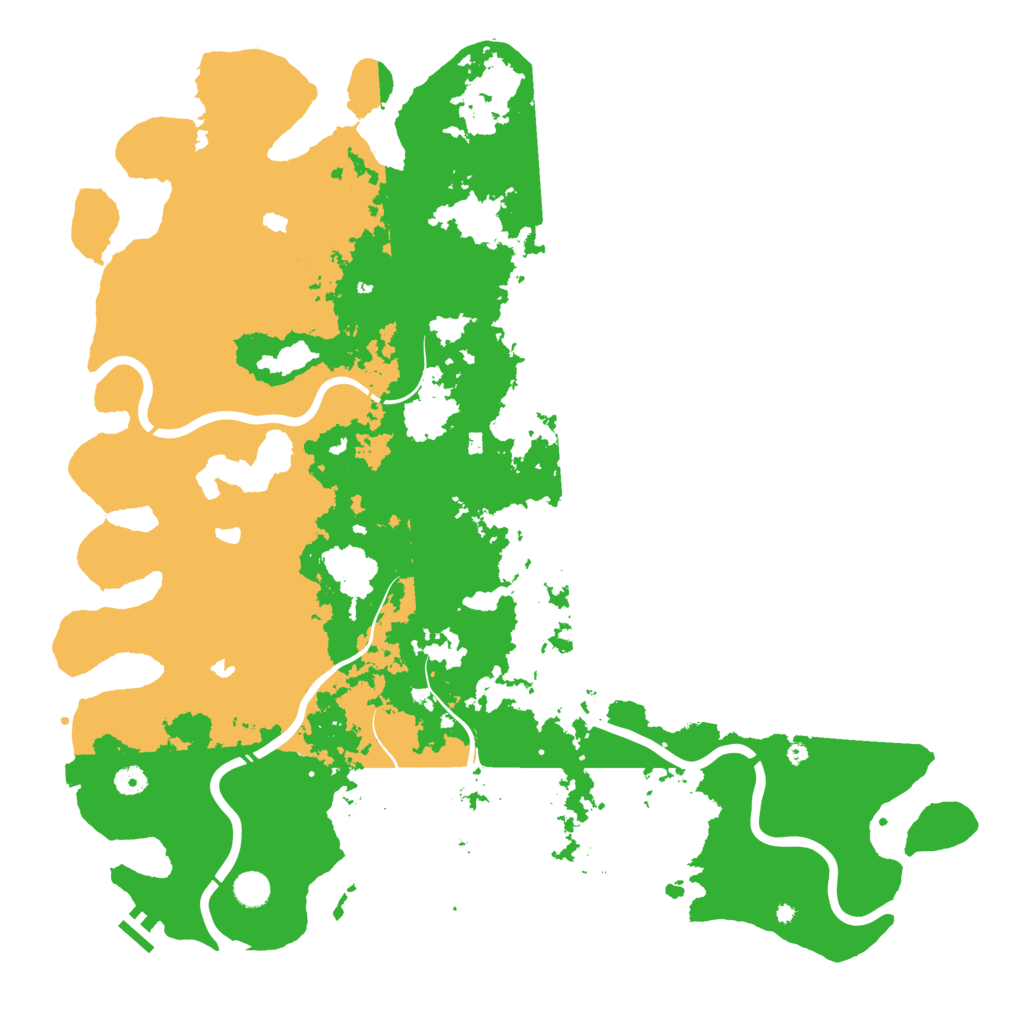 Biome Rust Map: Procedural Map, Size: 5000, Seed: 28765
