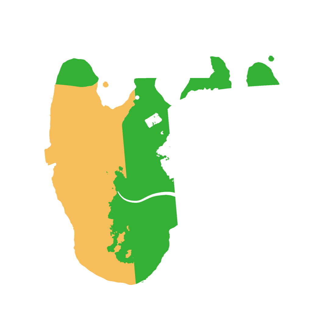 Biome Rust Map: Procedural Map, Size: 2200, Seed: 1825265238