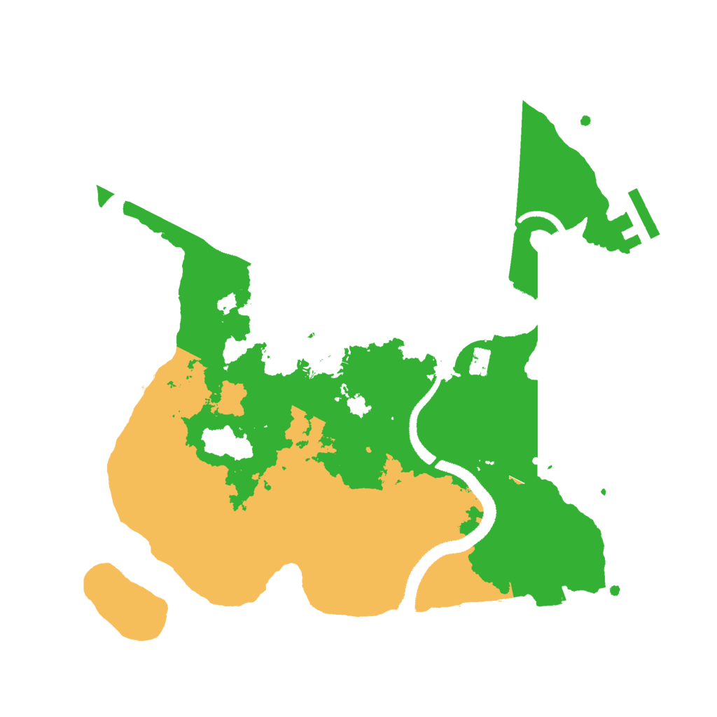 Biome Rust Map: Procedural Map, Size: 2800, Seed: 1920831565