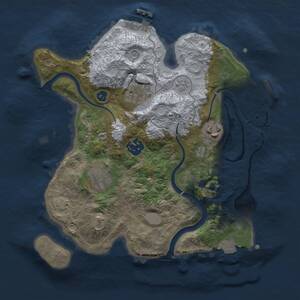 Thumbnail Rust Map: Procedural Map, Size: 2800, Seed: 1920831565, 10 Monuments