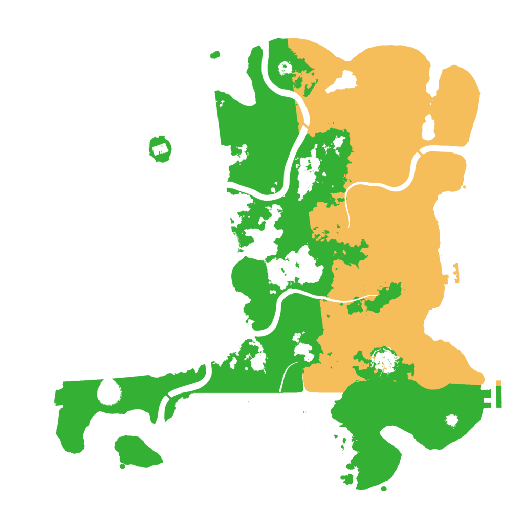 Biome Rust Map: Procedural Map, Size: 3850, Seed: 354842266