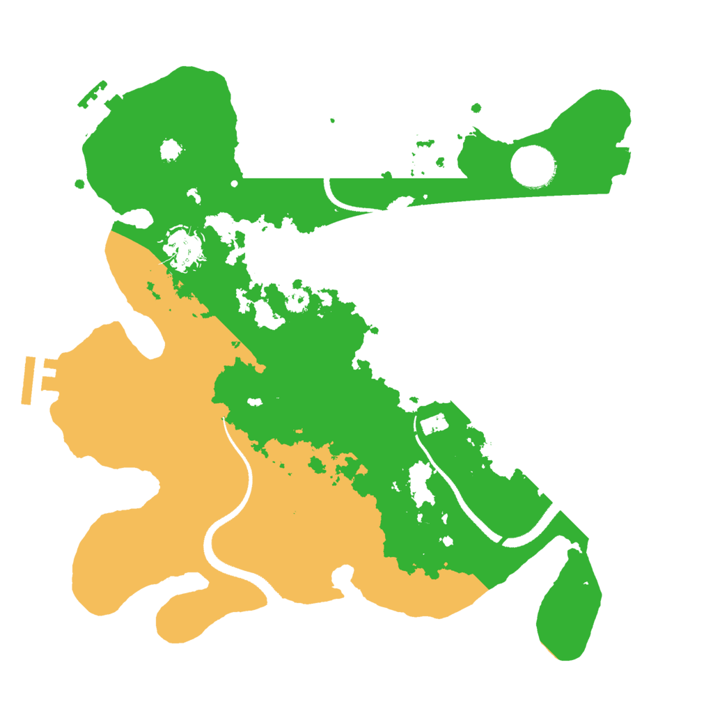 Biome Rust Map: Procedural Map, Size: 3000, Seed: 967188481