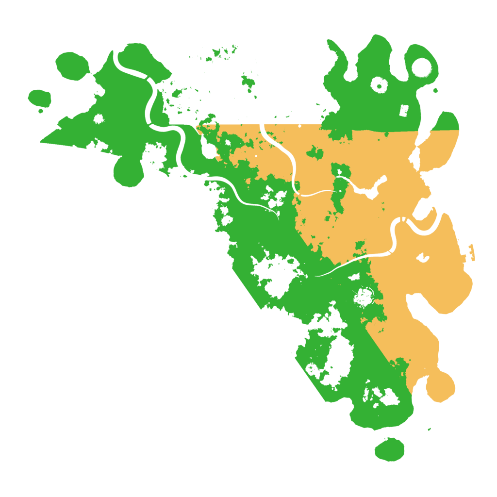 Biome Rust Map: Procedural Map, Size: 4500, Seed: 1119636957