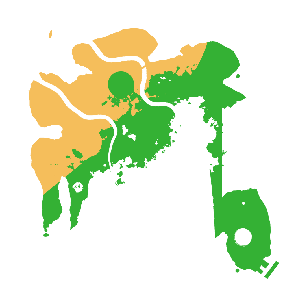 Biome Rust Map: Procedural Map, Size: 3000, Seed: 1472090833
