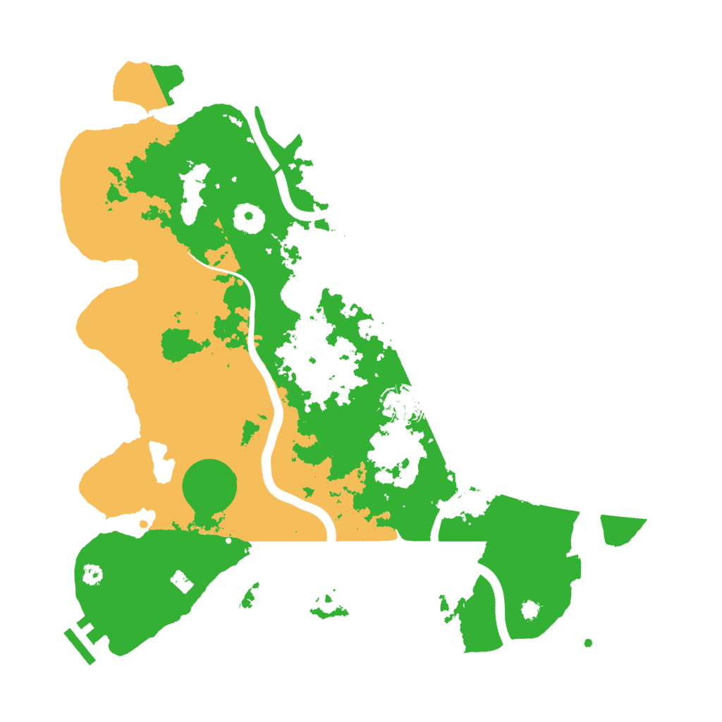 Biome Rust Map: Procedural Map, Size: 3500, Seed: 1124654882