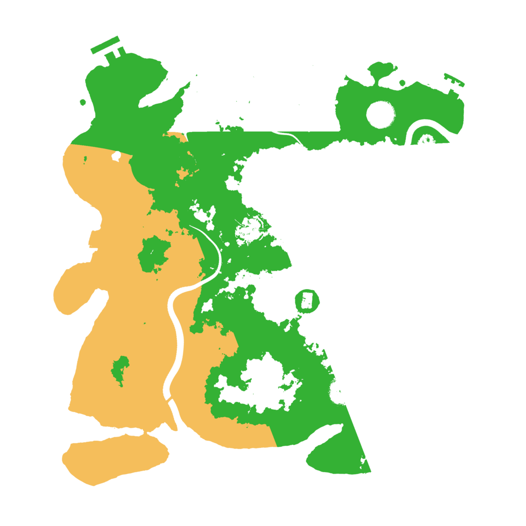 Biome Rust Map: Procedural Map, Size: 3500, Seed: 1918766153
