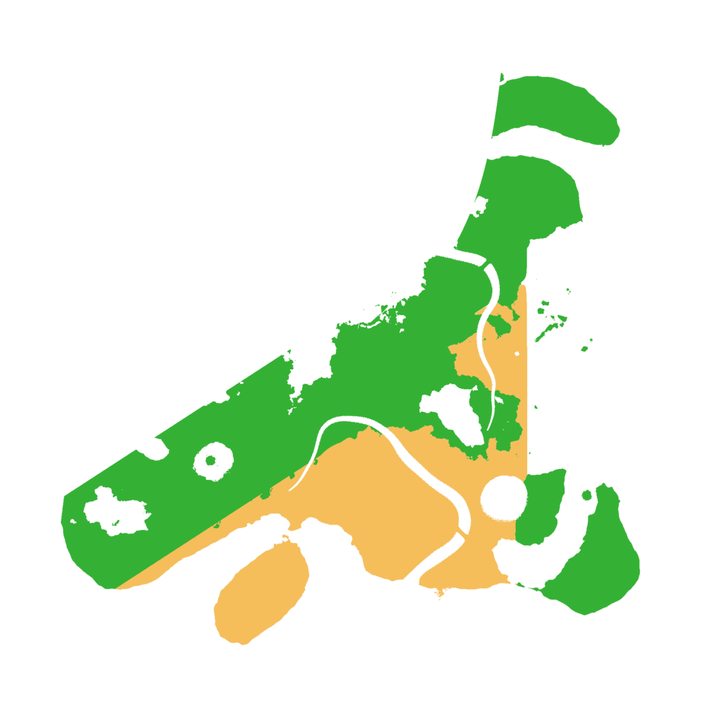 Biome Rust Map: Procedural Map, Size: 2800, Seed: 992761658