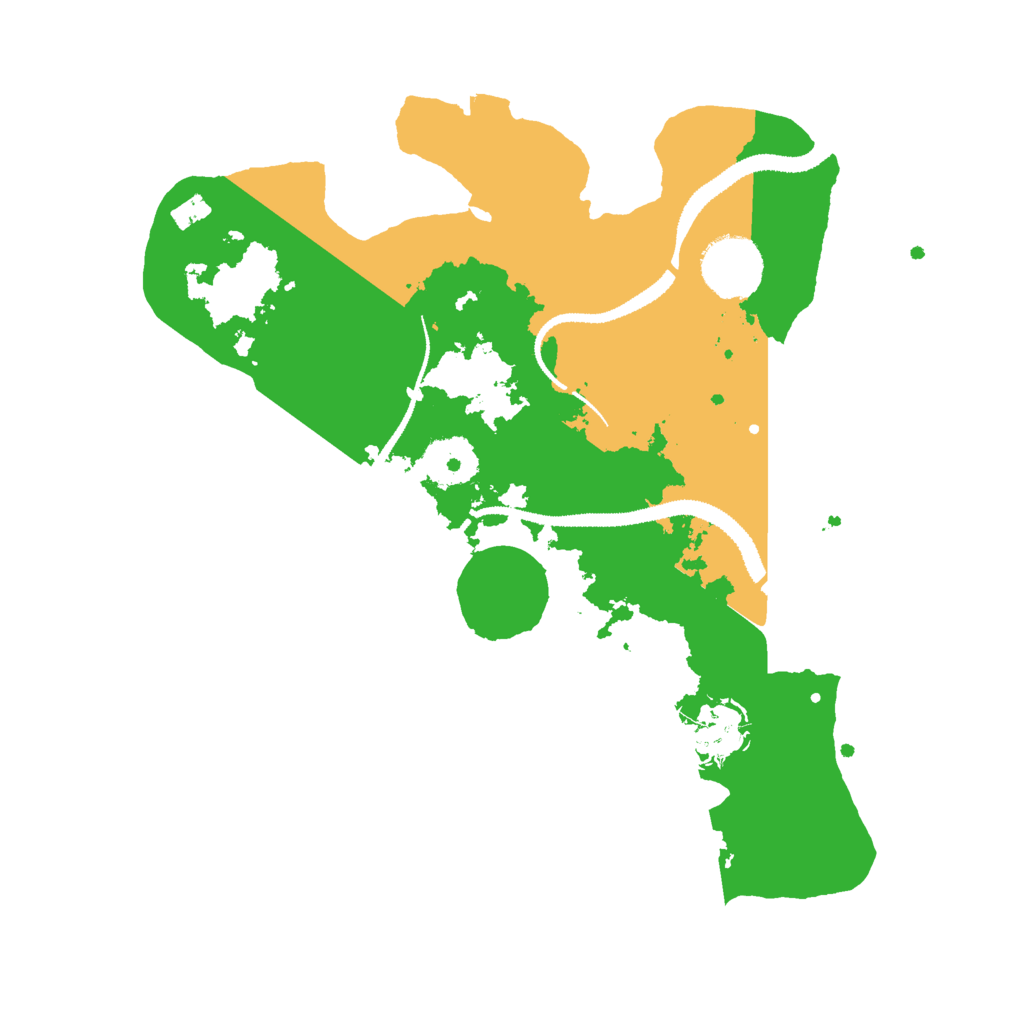 Biome Rust Map: Procedural Map, Size: 3000, Seed: 10962