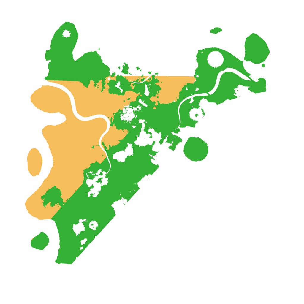 Biome Rust Map: Procedural Map, Size: 3500, Seed: 34216