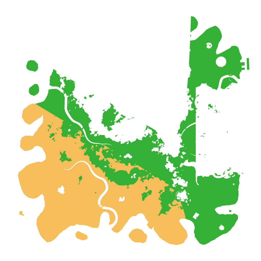 Biome Rust Map: Procedural Map, Size: 4500, Seed: 740782848