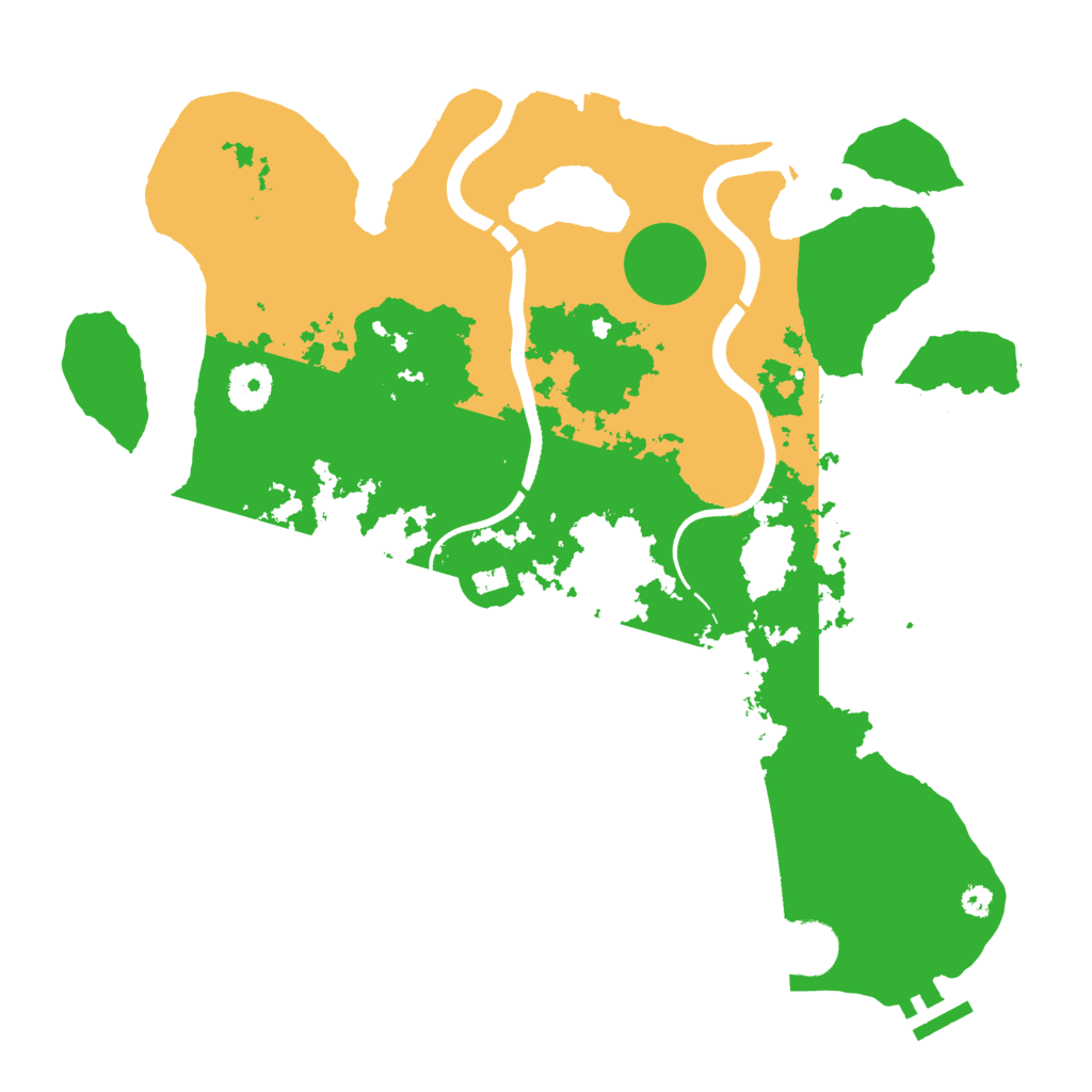 Biome Rust Map: Procedural Map, Size: 3515, Seed: 2147483647