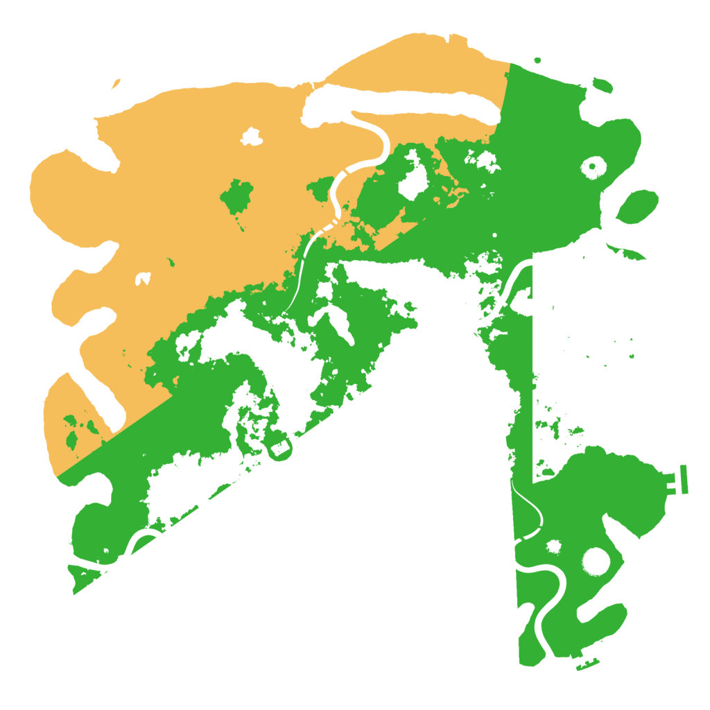 Biome Rust Map: Procedural Map, Size: 4500, Seed: 700988653