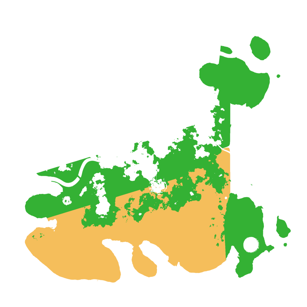 Biome Rust Map: Procedural Map, Size: 3500, Seed: 296174421