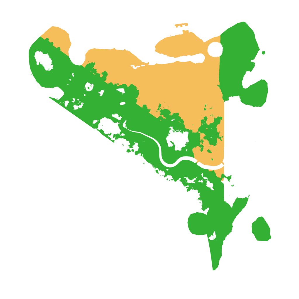 Biome Rust Map: Procedural Map, Size: 3500, Seed: 387692806