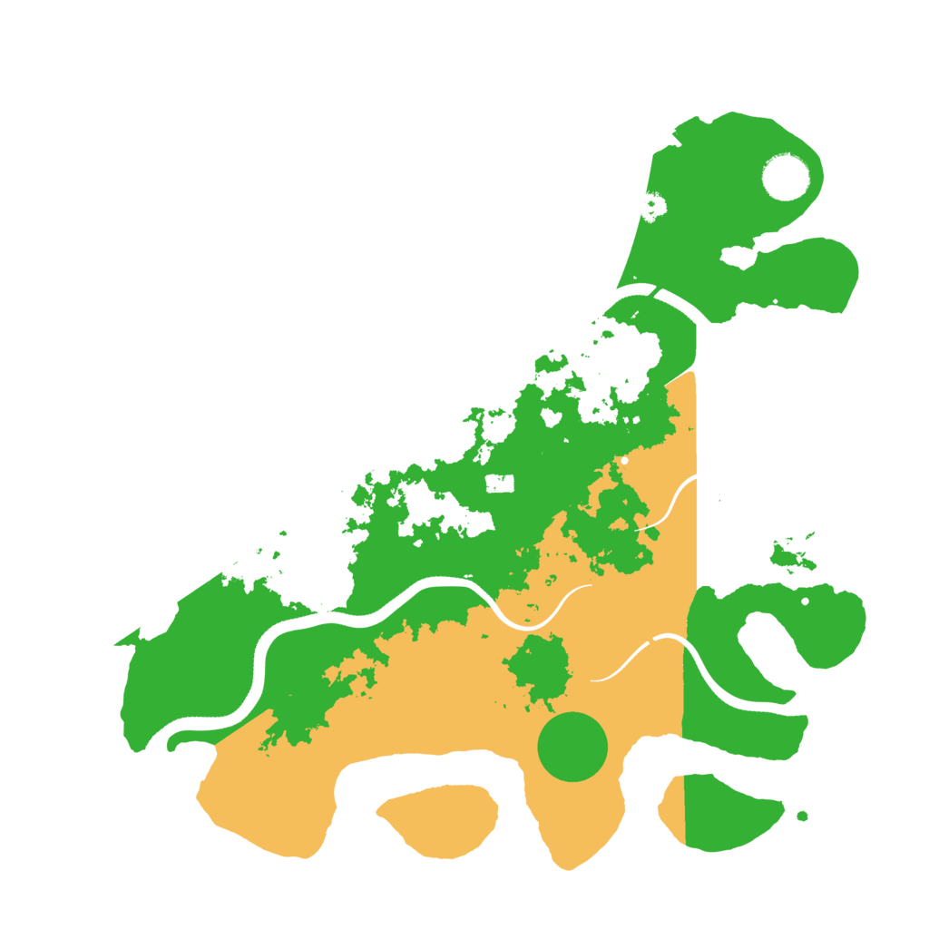 Biome Rust Map: Procedural Map, Size: 3500, Seed: 1437553651