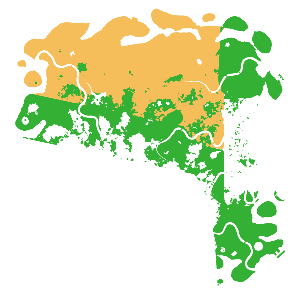 Biome Rust Map: Procedural Map, Size: 6000, Seed: 1766793710