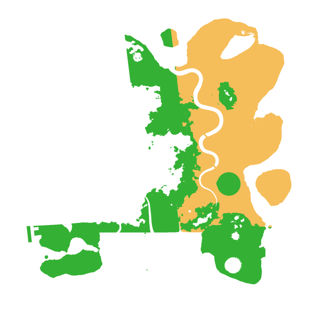 Biome Rust Map: Procedural Map, Size: 3500, Seed: 1211897055
