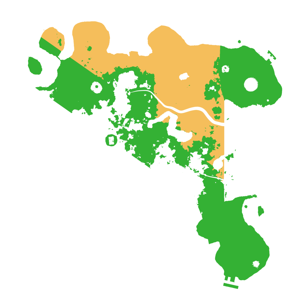 Biome Rust Map: Procedural Map, Size: 4000, Seed: 446668121