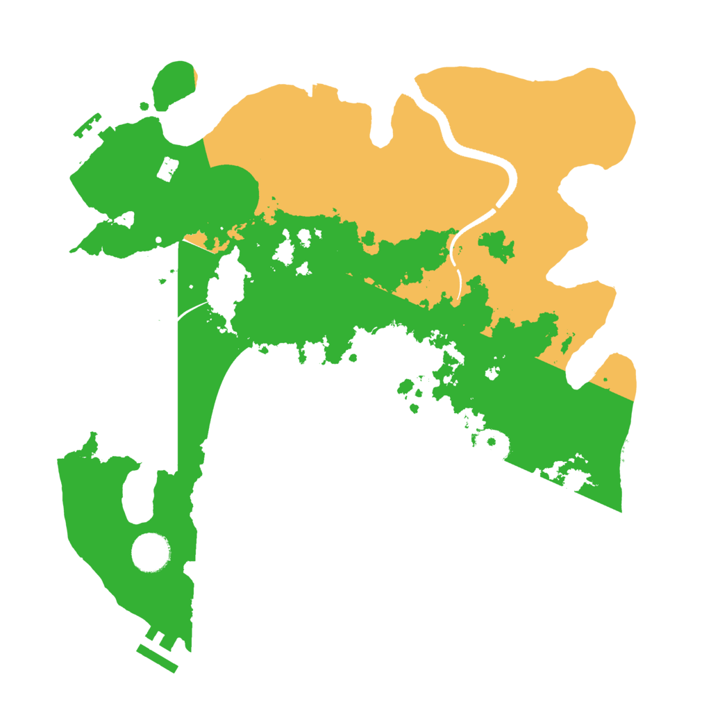 Biome Rust Map: Procedural Map, Size: 3250, Seed: 1120611502