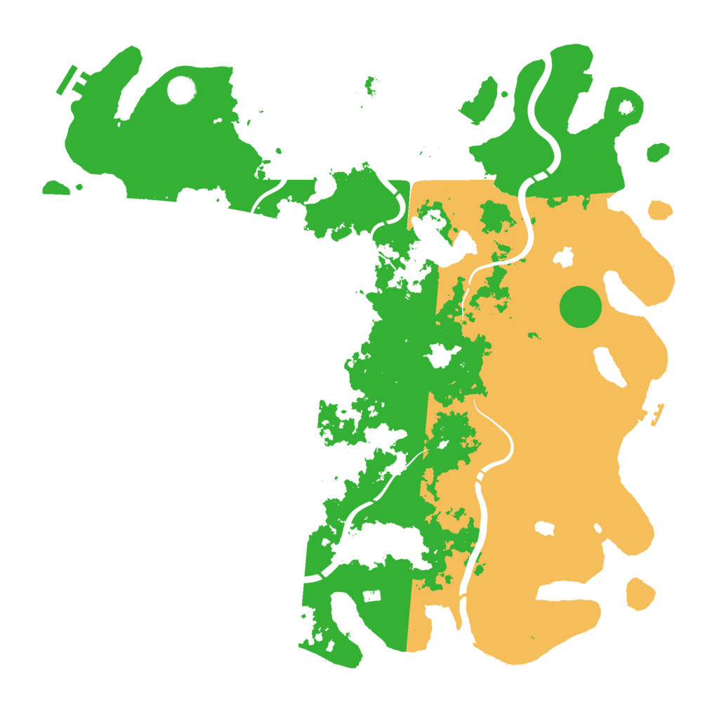 Biome Rust Map: Procedural Map, Size: 4500, Seed: 959787511