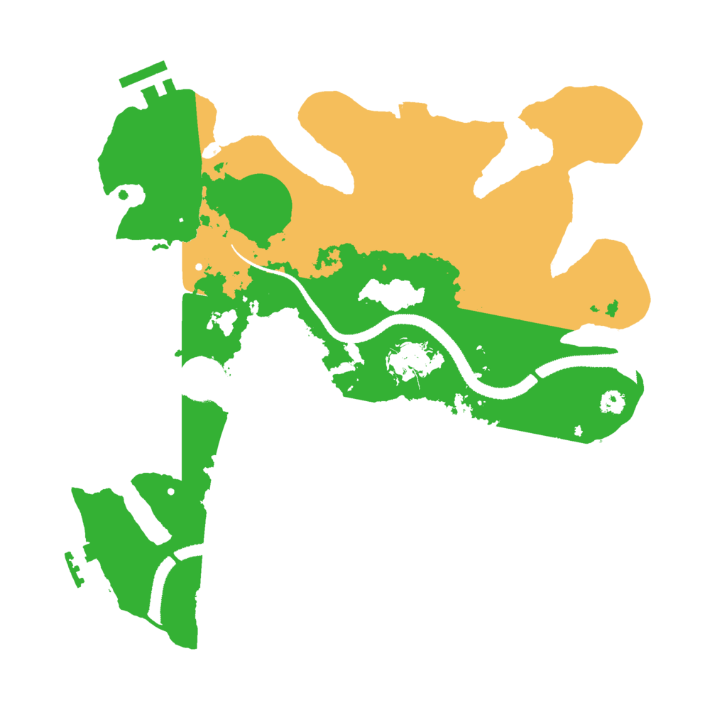 Biome Rust Map: Procedural Map, Size: 3000, Seed: 4048