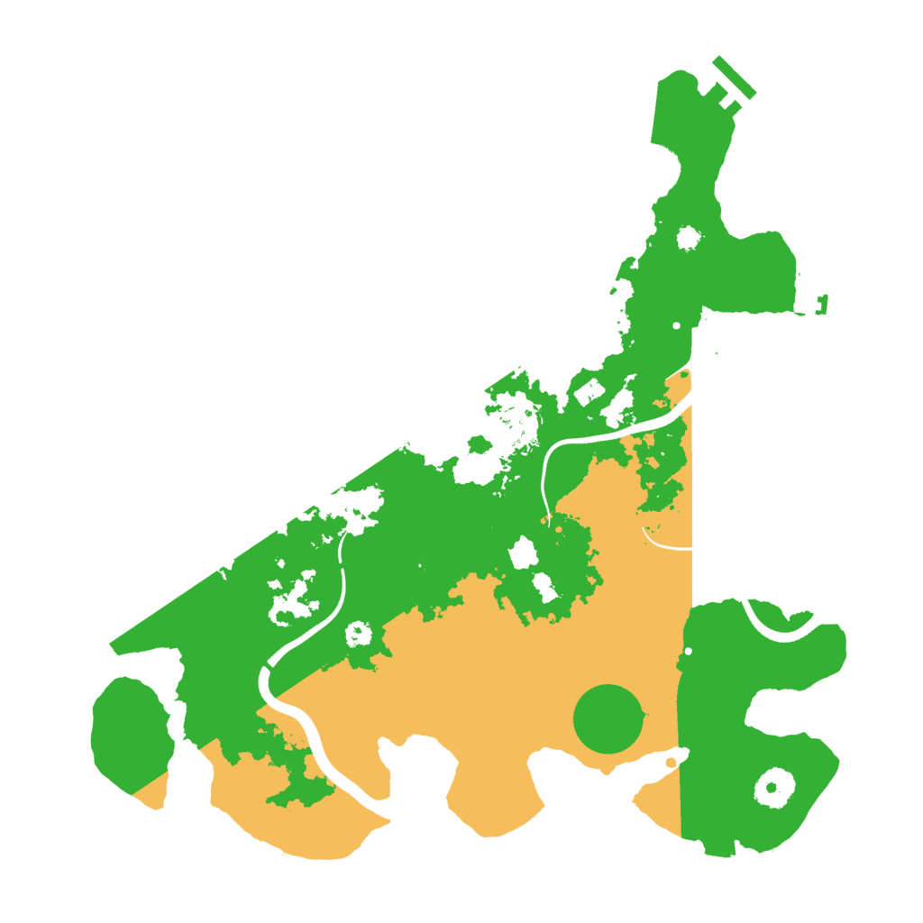 Biome Rust Map: Procedural Map, Size: 3500, Seed: 1690718523
