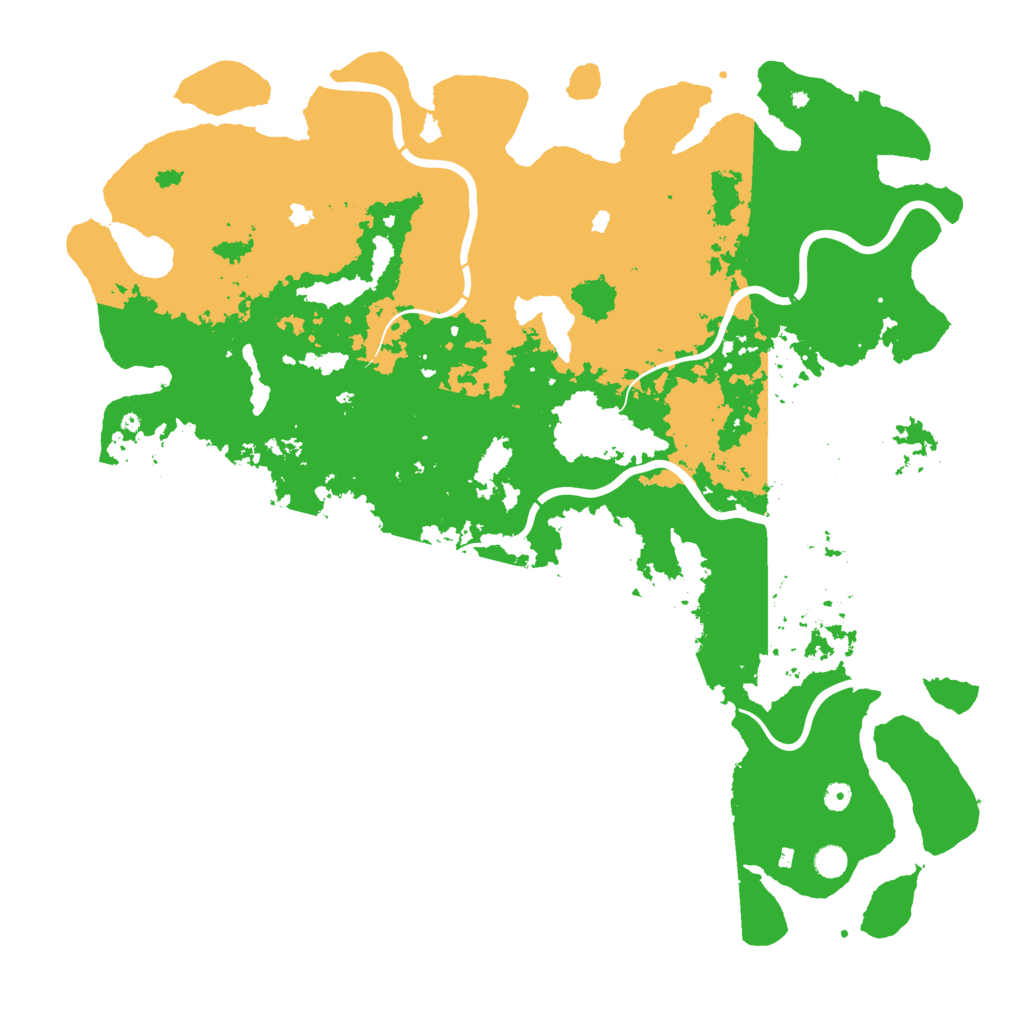 Biome Rust Map: Procedural Map, Size: 5500, Seed: 574917464