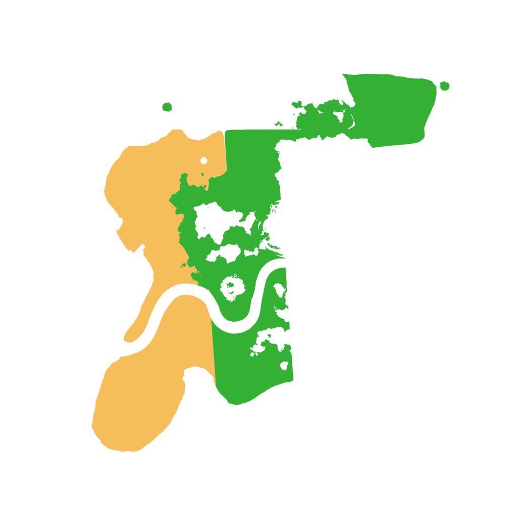 Biome Rust Map: Procedural Map, Size: 2200, Seed: 2109121086