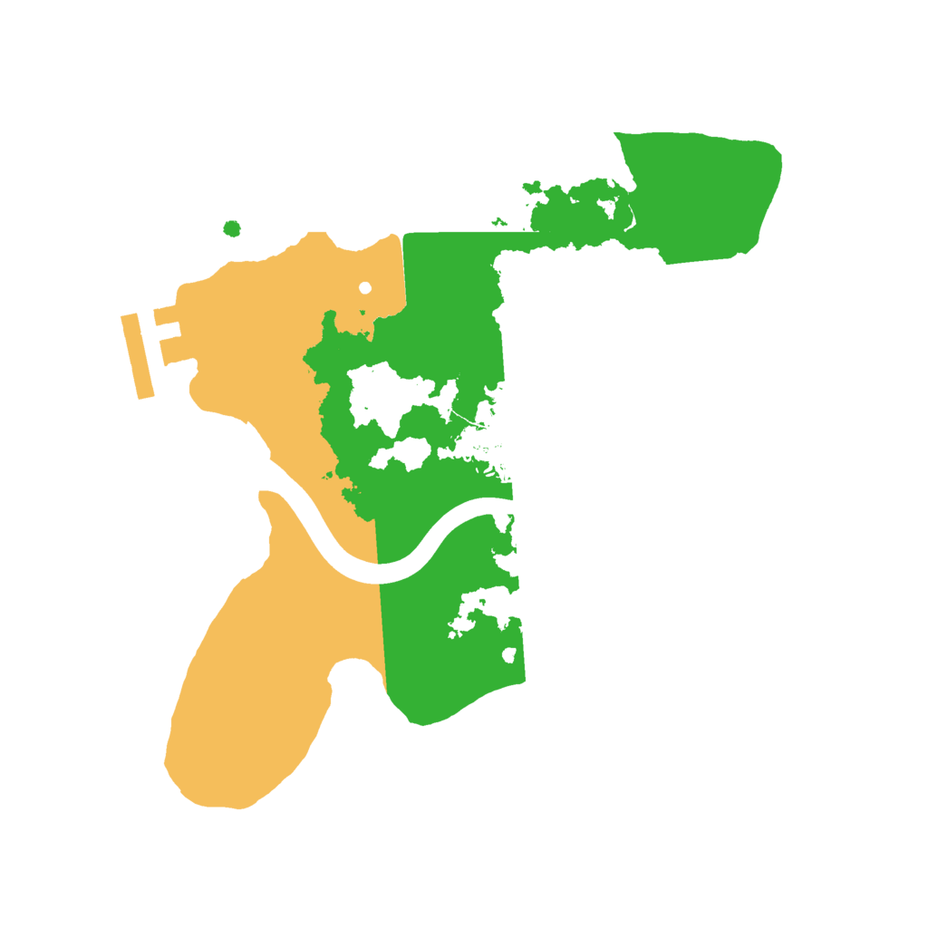 Biome Rust Map: Procedural Map, Size: 2200, Seed: 2109121086