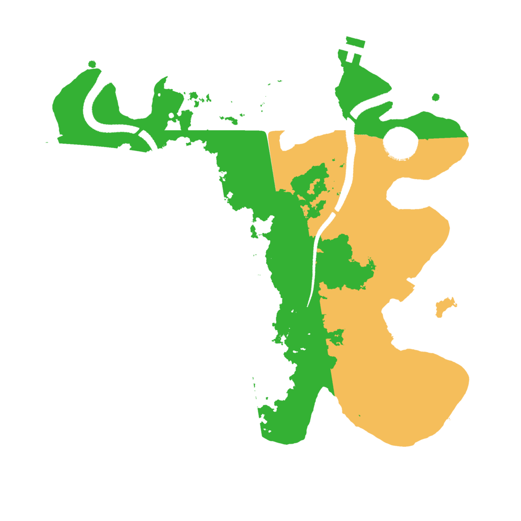 Biome Rust Map: Procedural Map, Size: 2800, Seed: 1833758792