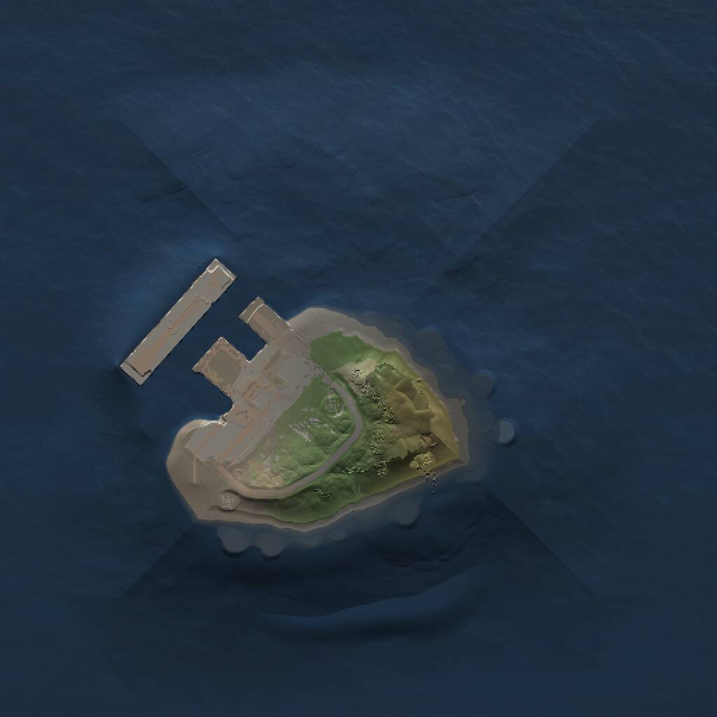 Rust Map: Procedural Map, Size: 1000, Seed: 1583457742, 2 Monuments