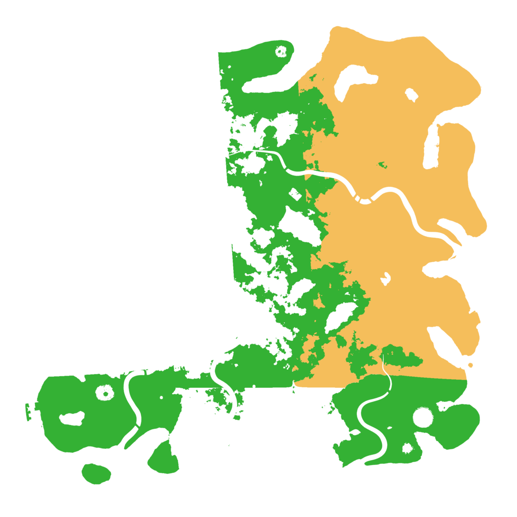 Biome Rust Map: Procedural Map, Size: 4500, Seed: 1103394506