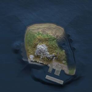 Thumbnail Rust Map: Procedural Map, Size: 1024, Seed: 2147483647, 2 Monuments