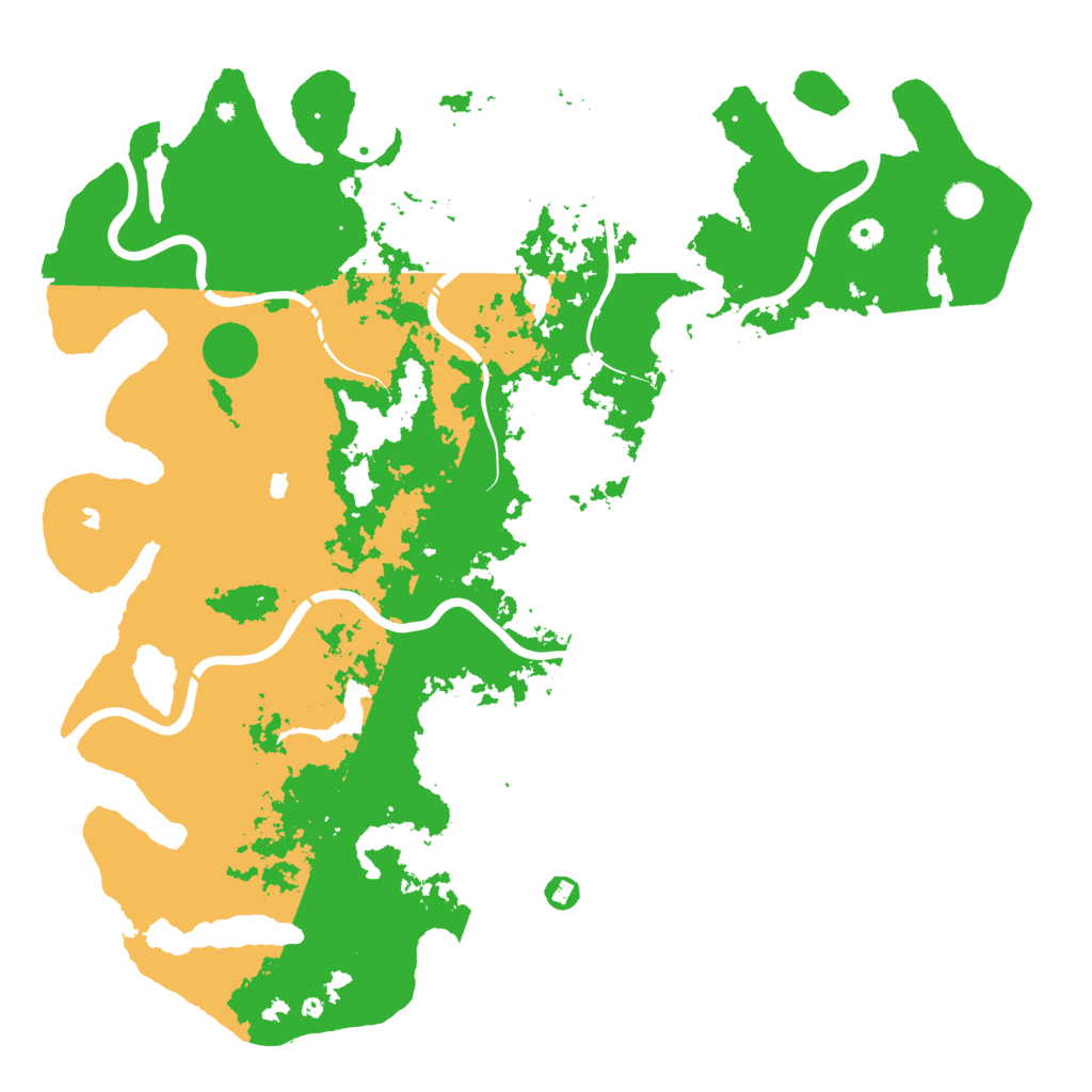 Biome Rust Map: Procedural Map, Size: 5200, Seed: 1330409698