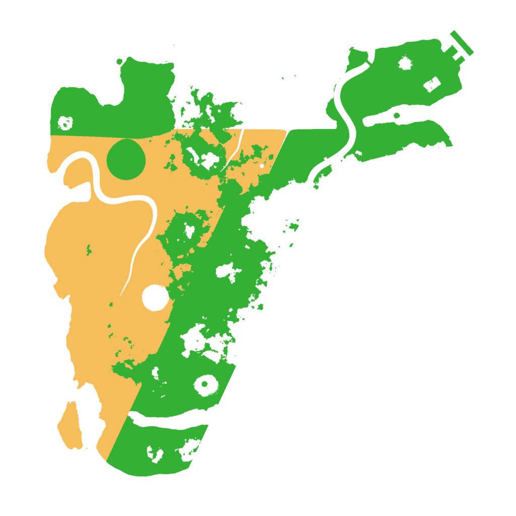 Biome Rust Map: Procedural Map, Size: 3500, Seed: 1052630856