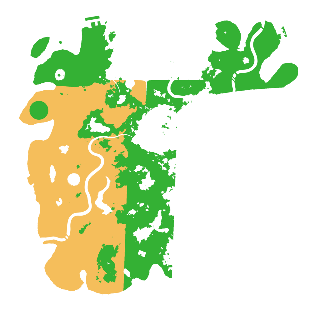 Biome Rust Map: Procedural Map, Size: 4500, Seed: 406585757