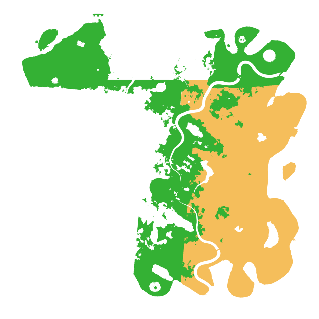 Biome Rust Map: Procedural Map, Size: 4500, Seed: 564564564