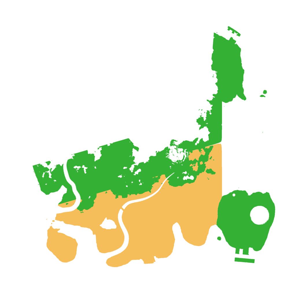 Biome Rust Map: Procedural Map, Size: 3000, Seed: 717086842